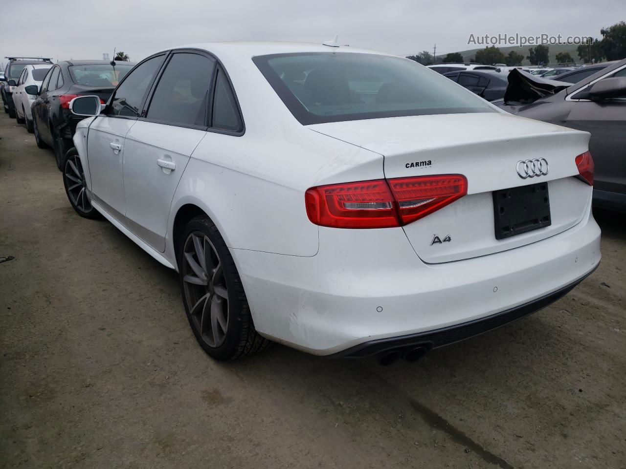 2016 Audi A4 Premium S-line White vin: WAUAFAFL4GN014939