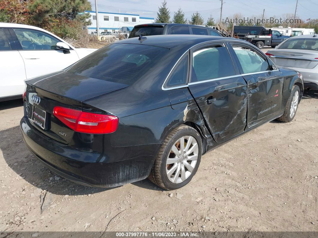 2013 Audi A4 2.0t Premium Black vin: WAUAFAFL5DN010863