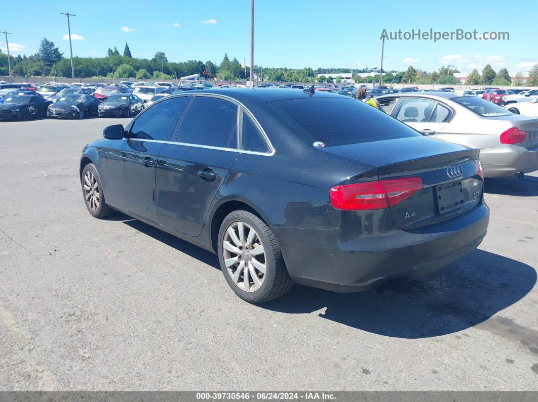 2013 Audi A4 2.0t Premium Черный vin: WAUAFAFL5DN042891