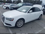 2014 Audi A4 2.0t Premium Белый vin: WAUAFAFL5EN012145