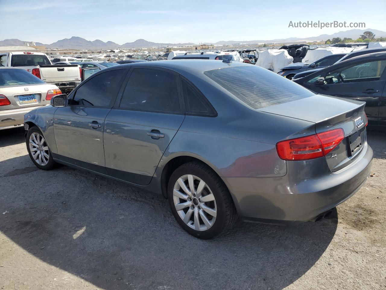 2014 Audi A4 Premium Серый vin: WAUAFAFL5EN024540