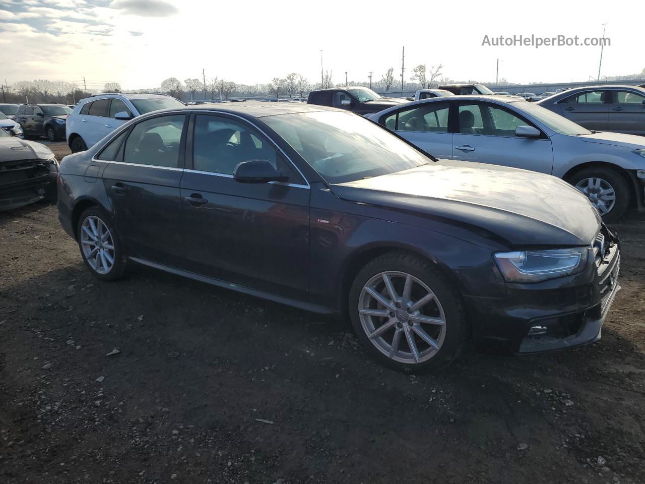 2016 Audi A4 Premium S-line Black vin: WAUAFAFL5GN001844