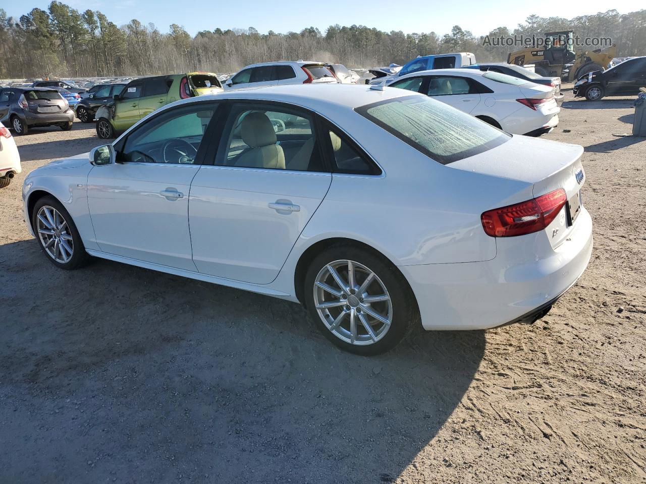 2016 Audi A4 Premium S-line White vin: WAUAFAFL5GN007658