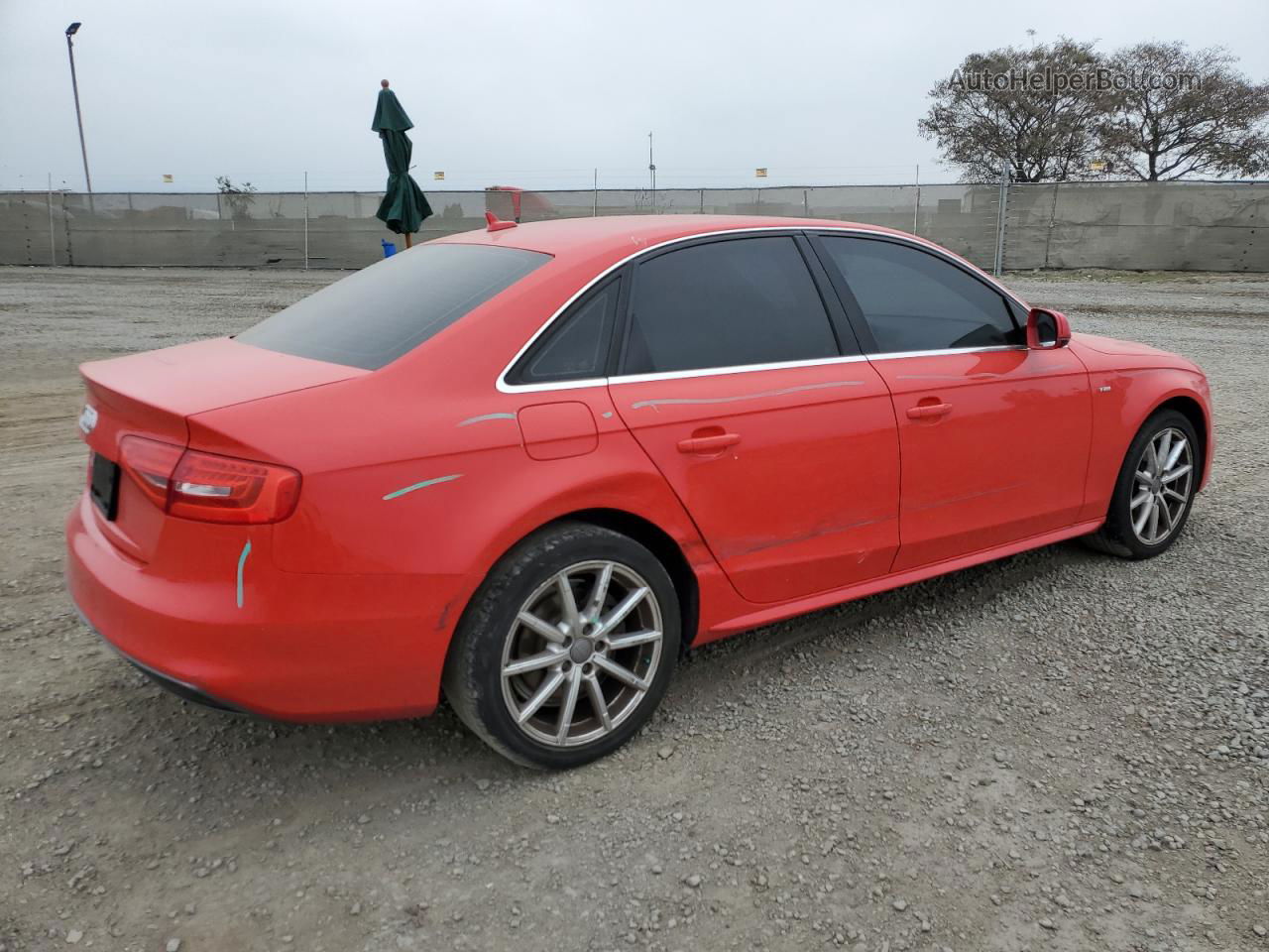 2016 Audi A4 Premium S-line Red vin: WAUAFAFL5GN013489