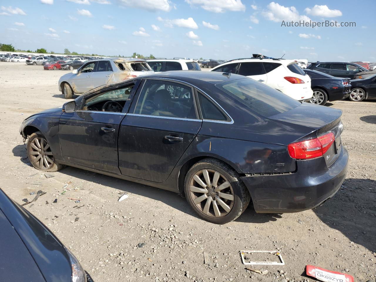 2013 Audi A4 Premium Black vin: WAUAFAFL6DN030961