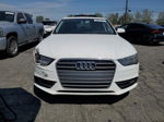 2014 Audi A4 Premium White vin: WAUAFAFL6EN001803