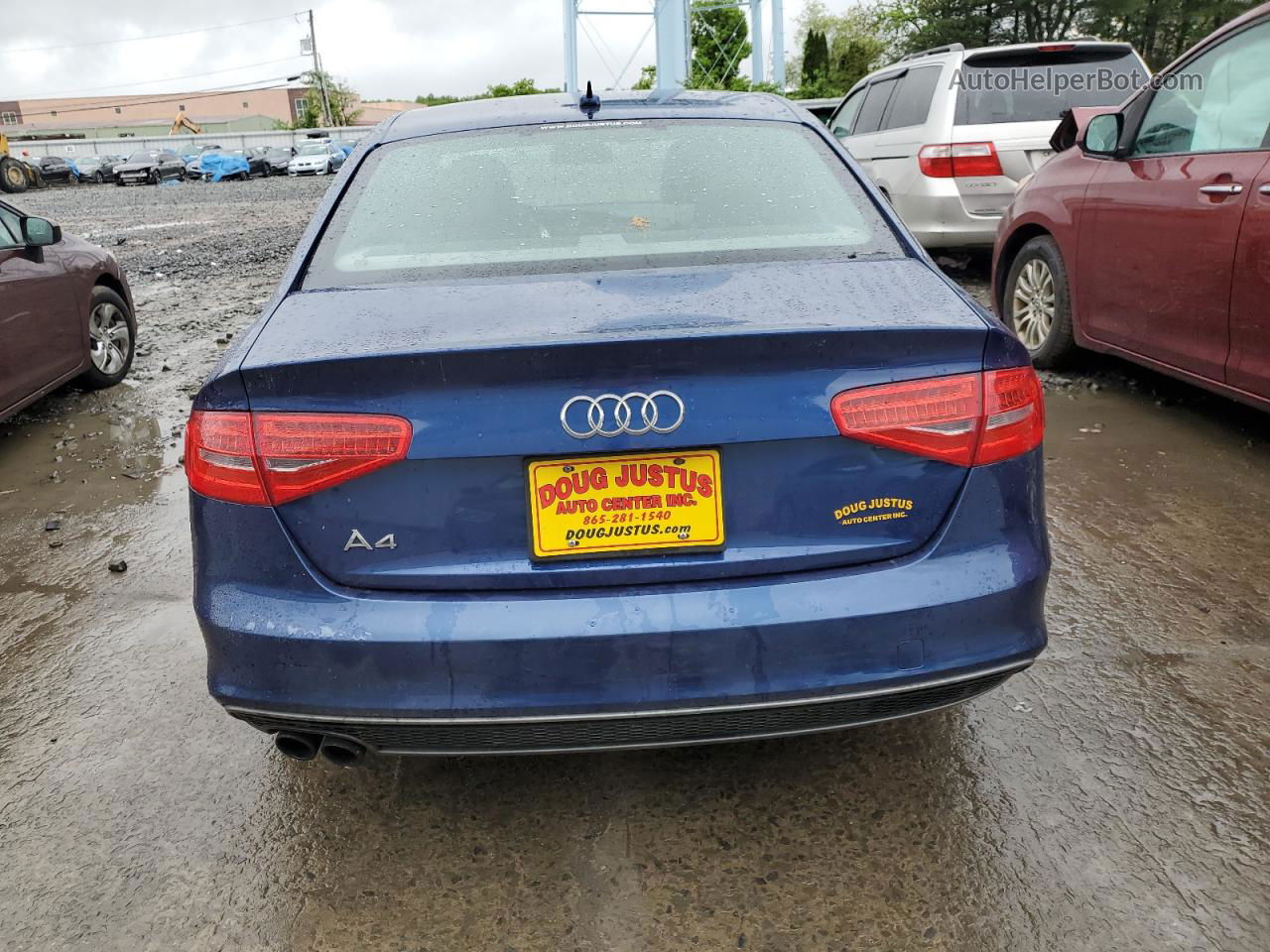 2016 Audi A4 Premium S-line Blue vin: WAUAFAFL6GN008530