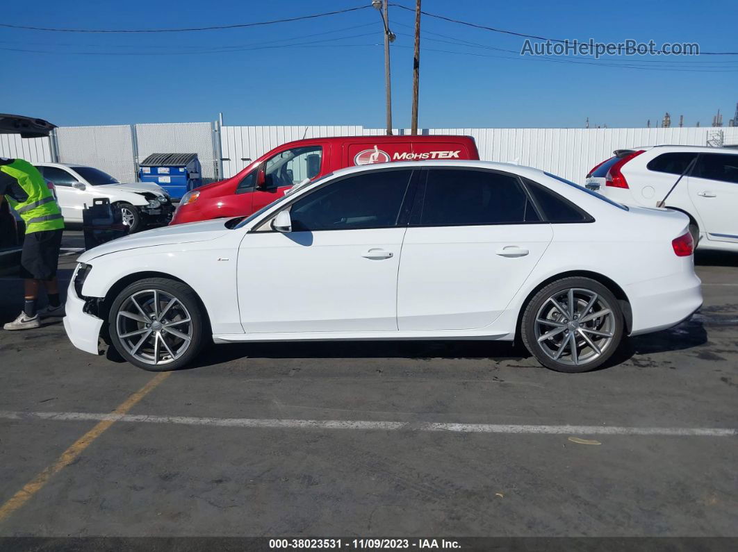 2016 Audi A4 2.0t Premium White vin: WAUAFAFL6GN010486