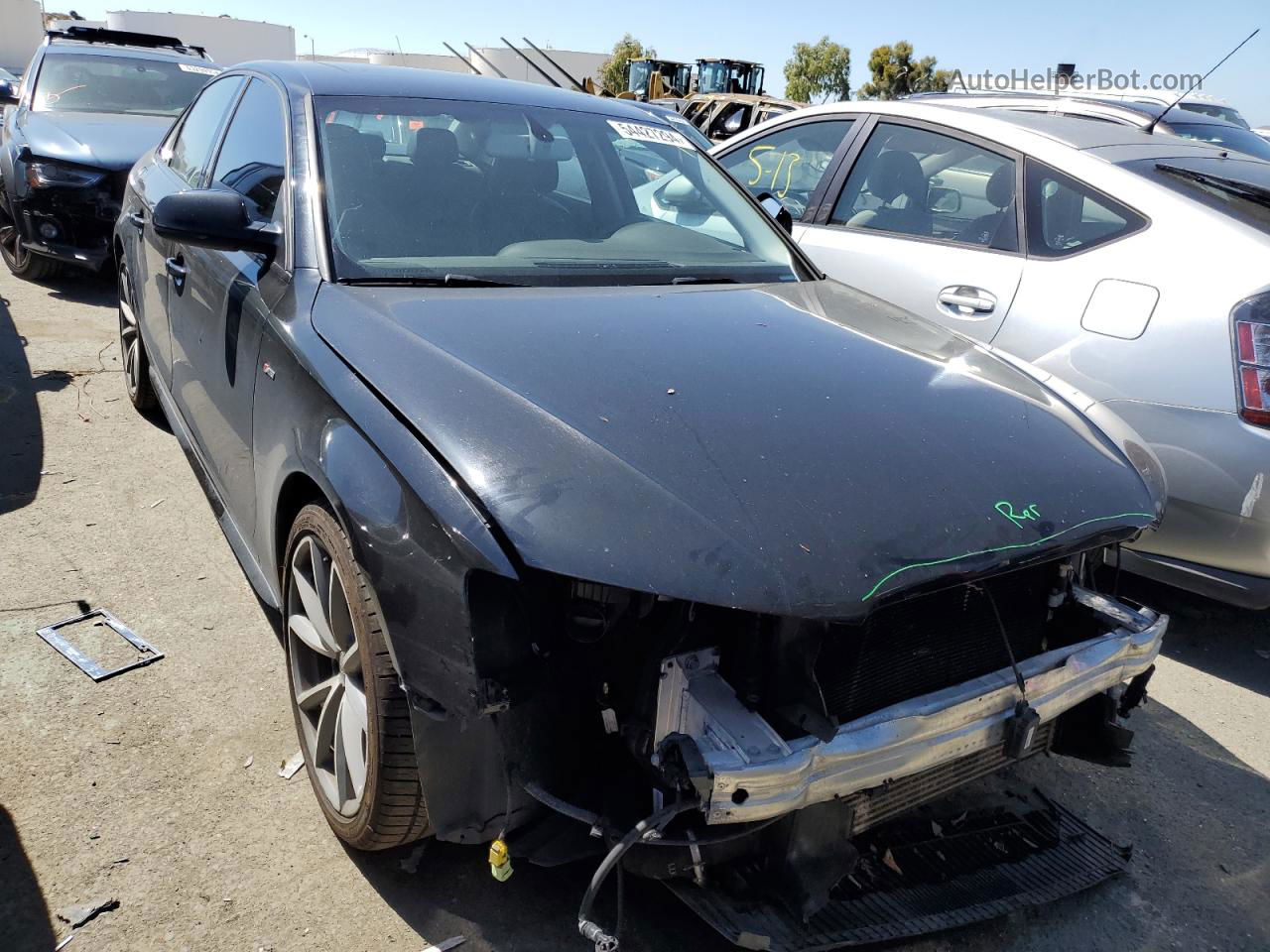 2016 Audi A4 Premium S-line Black vin: WAUAFAFL6GN017809