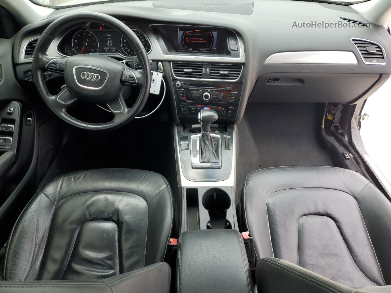 2013 Audi A4 Premium Черный vin: WAUAFAFL7DA149772