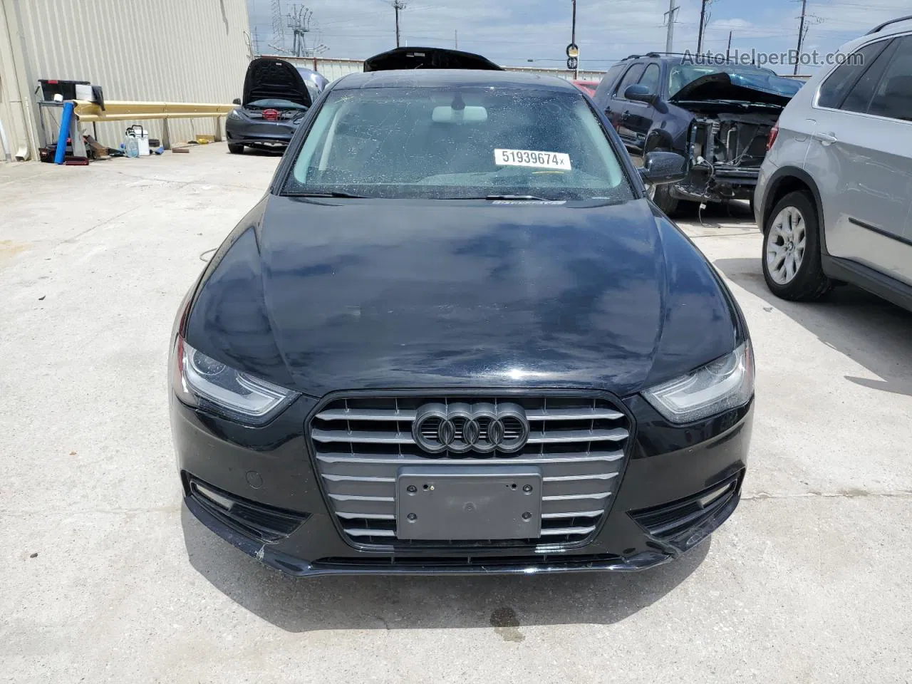 2013 Audi A4 Premium Черный vin: WAUAFAFL7DA149772