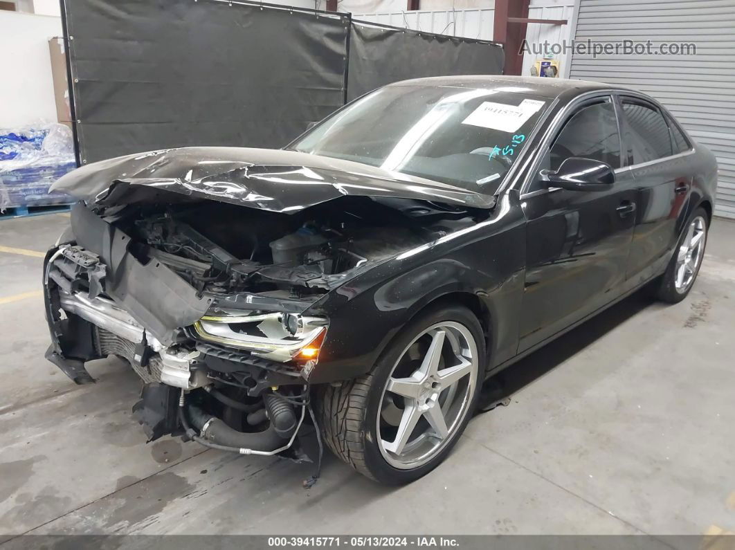 2013 Audi A4 2.0t Premium Black vin: WAUAFAFL7DA152672