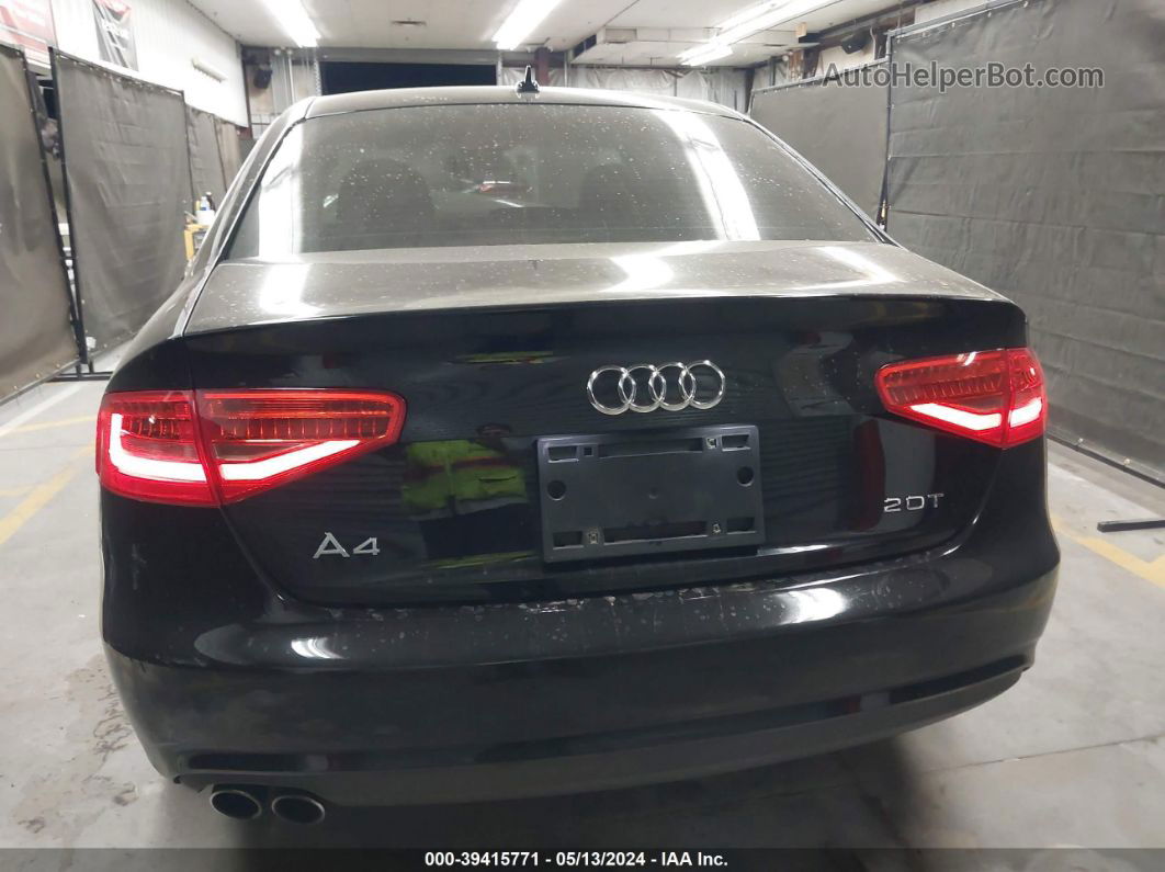 2013 Audi A4 2.0t Premium Черный vin: WAUAFAFL7DA152672