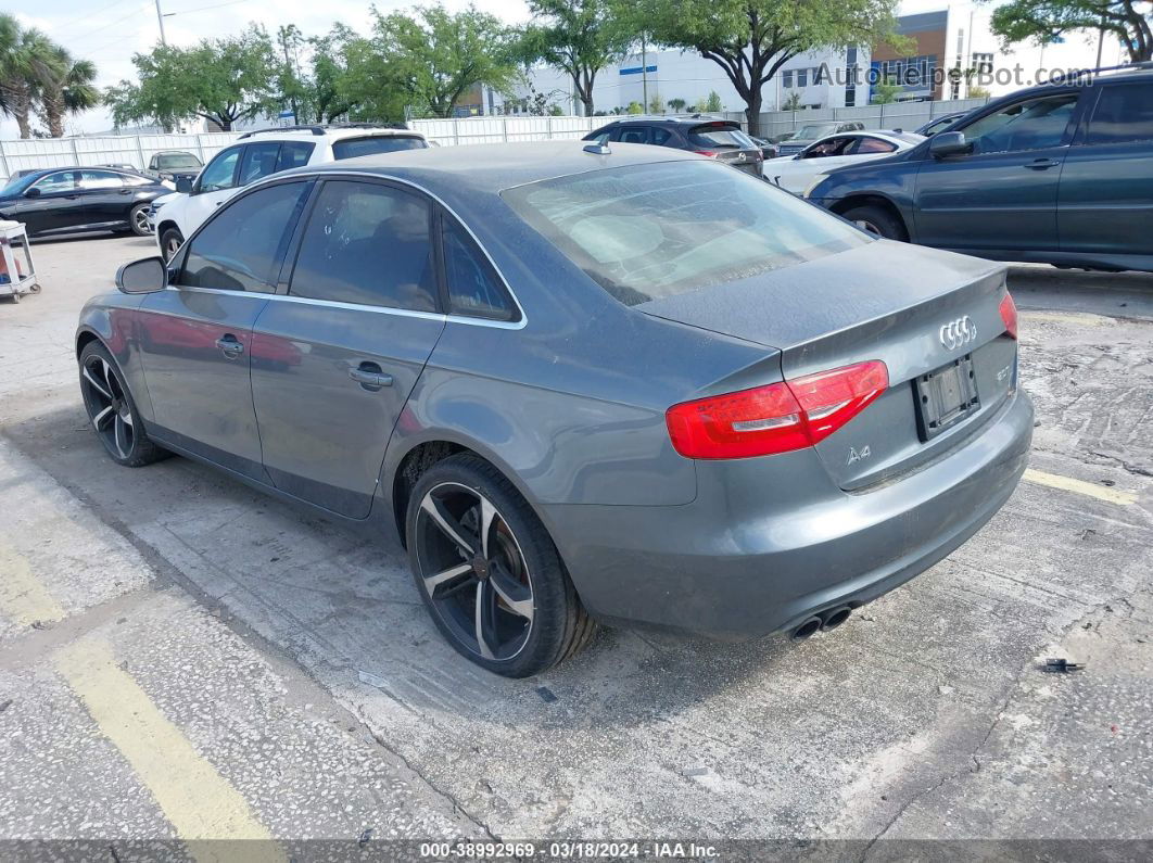 2013 Audi A4 2.0t Premium Серый vin: WAUAFAFL7DN014994