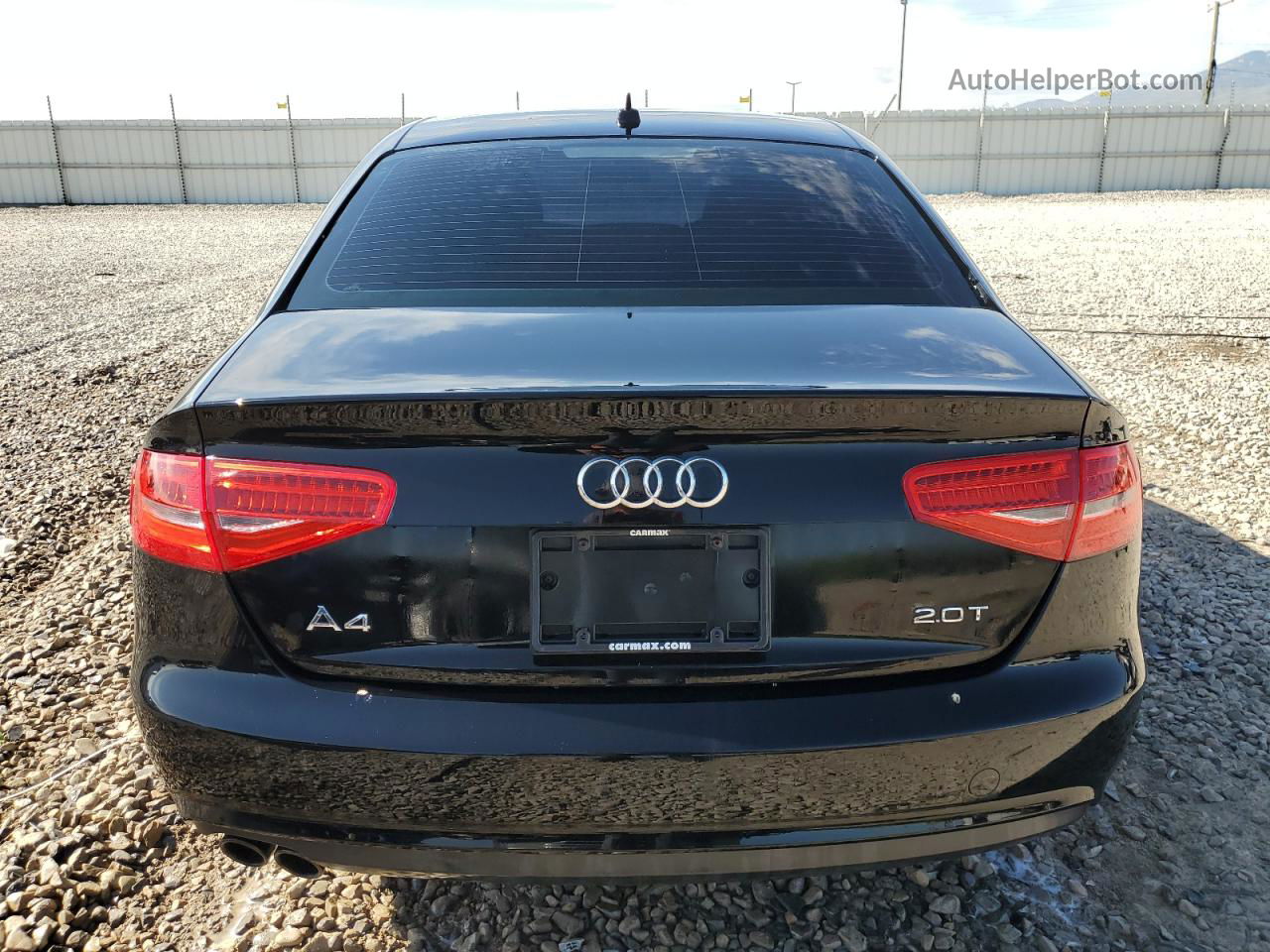 2013 Audi A4 Premium Черный vin: WAUAFAFL7DN022979