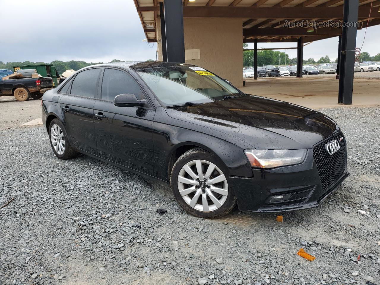 2013 Audi A4 Premium Black vin: WAUAFAFL7DN025011