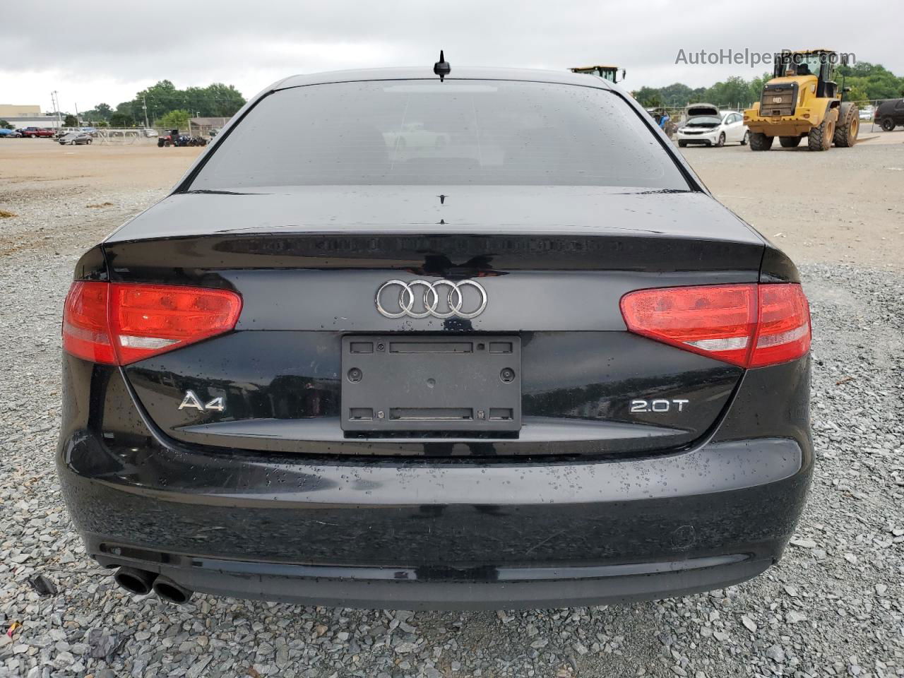 2013 Audi A4 Premium Black vin: WAUAFAFL7DN025011