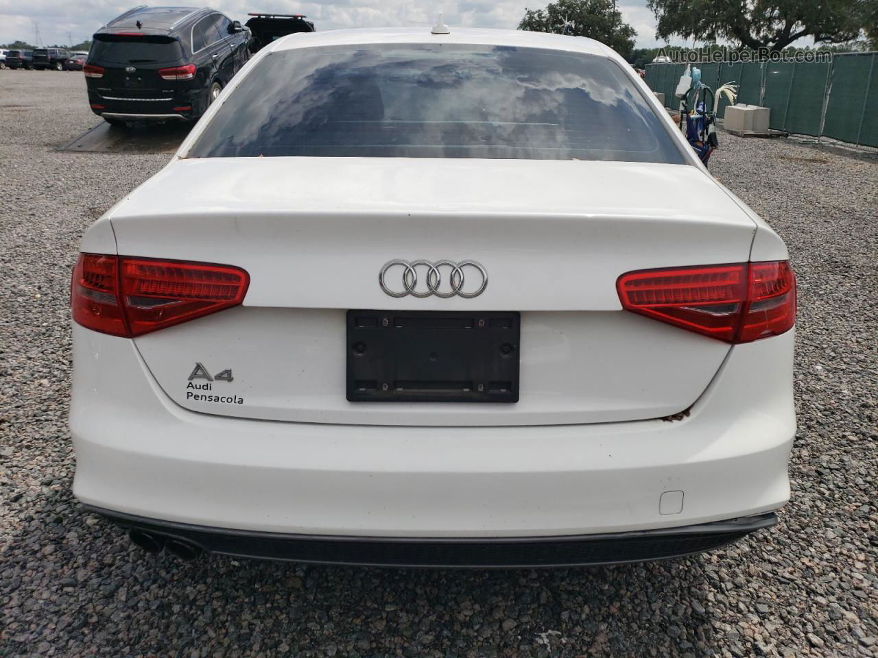 2016 Audi A4 Premium S-line White vin: WAUAFAFL7GN002803