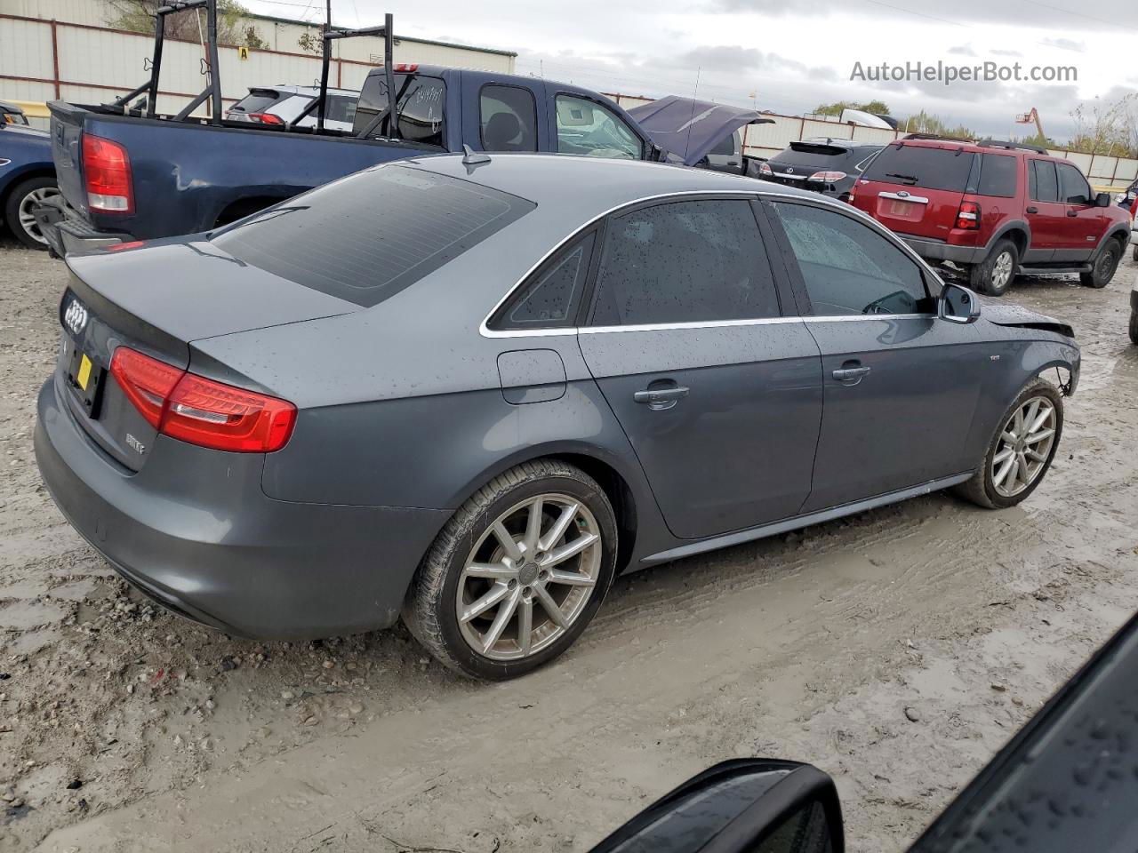 2016 Audi A4 Premium S-line Серый vin: WAUAFAFL7GN013543