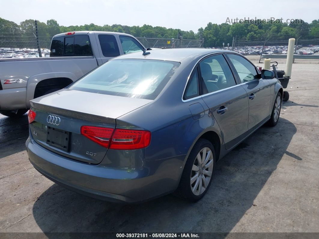 2013 Audi A4 2.0t Premium Gray vin: WAUAFAFL8DA160280