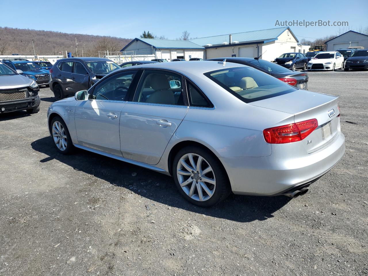 2014 Audi A4 Premium Gray vin: WAUAFAFL8EN023057