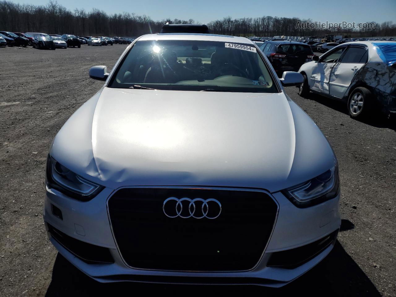 2014 Audi A4 Premium Gray vin: WAUAFAFL8EN023057