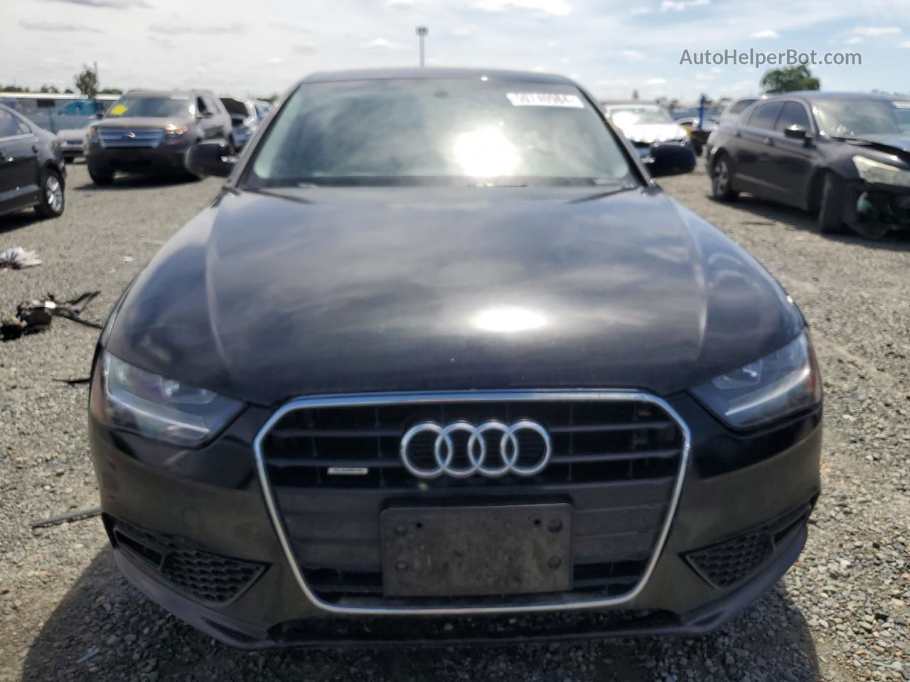 2014 Audi A4 Premium Black vin: WAUAFAFL8EN028663