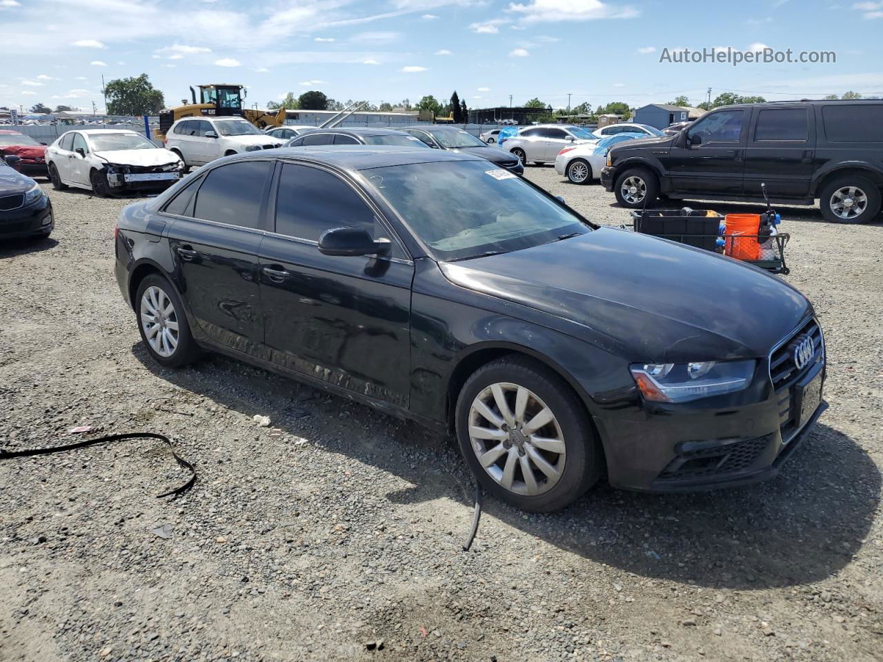 2014 Audi A4 Premium Черный vin: WAUAFAFL8EN028663