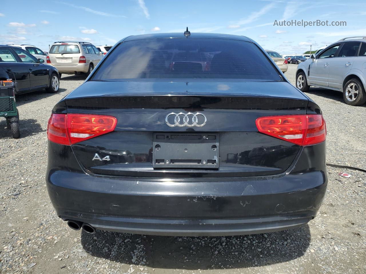 2014 Audi A4 Premium Черный vin: WAUAFAFL8EN028663