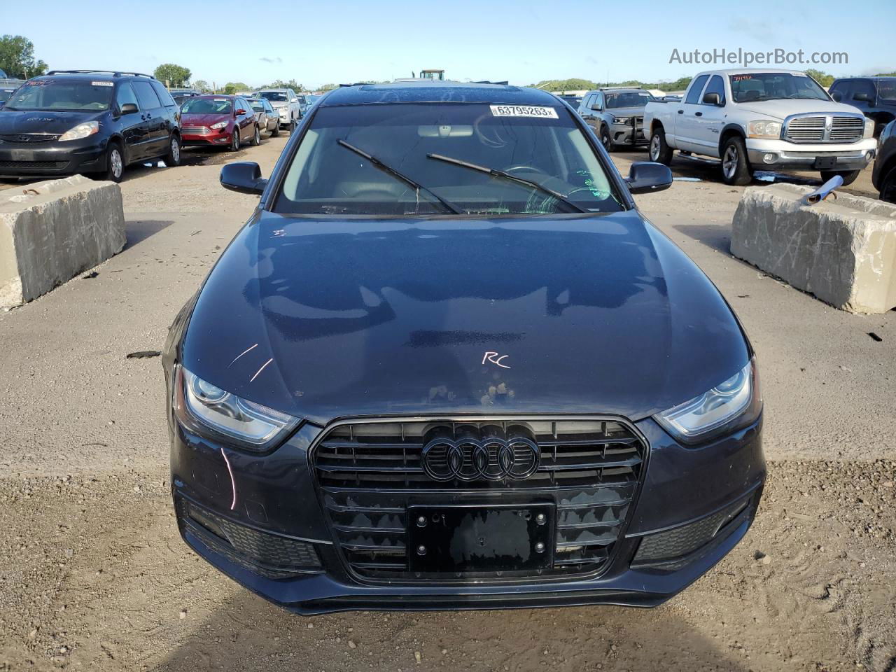 2016 Audi A4 Premium S-line Черный vin: WAUAFAFL8GA004518