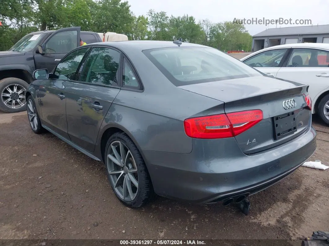 2016 Audi A4 2.0t Premium Gray vin: WAUAFAFL8GN009596