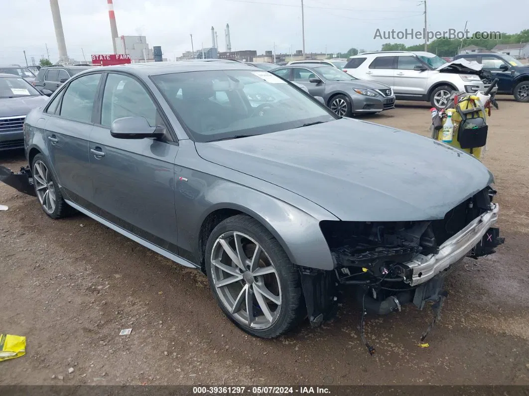 2016 Audi A4 2.0t Premium Gray vin: WAUAFAFL8GN009596