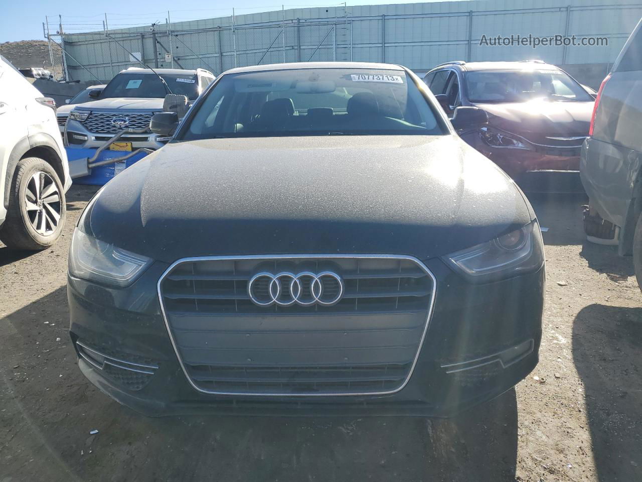 2013 Audi A4 Premium Black vin: WAUAFAFL9DA149398