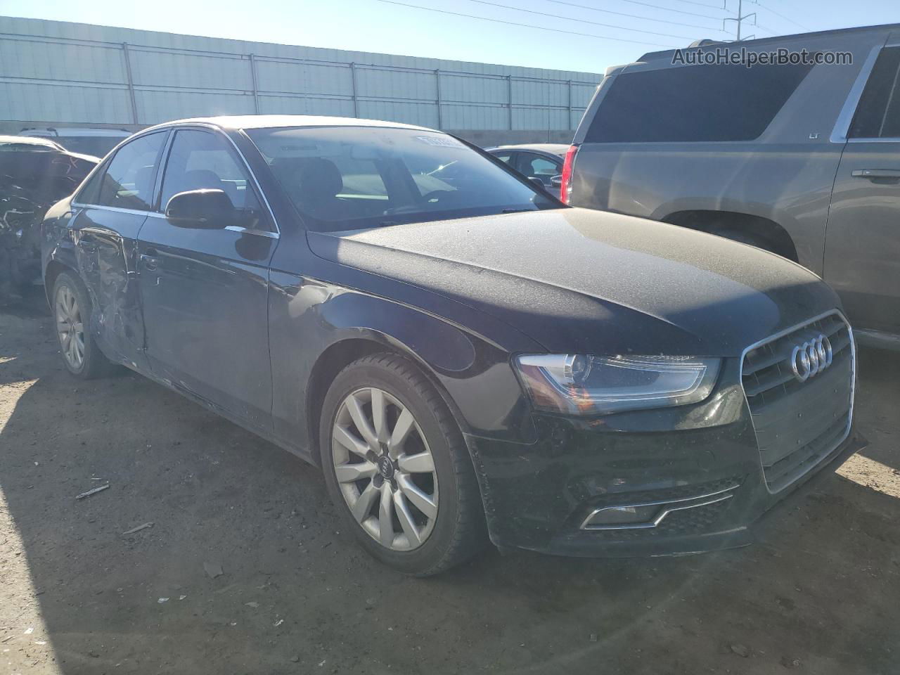 2013 Audi A4 Premium Black vin: WAUAFAFL9DA149398