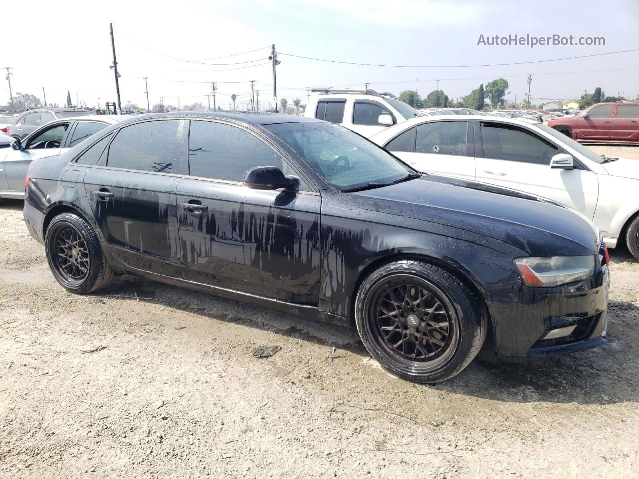 2013 Audi A4 Premium Black vin: WAUAFAFL9DA179663