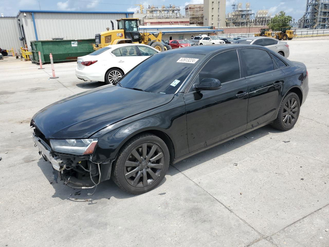 2014 Audi A4 Premium Black vin: WAUAFAFL9EA056401