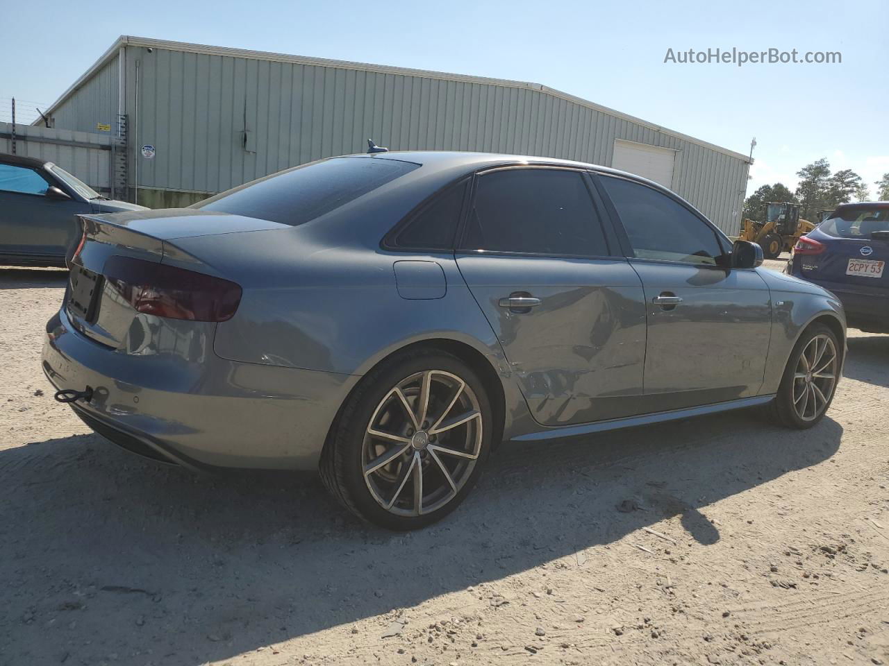 2016 Audi A4 Premium S-line Синий vin: WAUAFAFL9GN015178