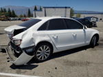 2013 Audi A4 Premium White vin: WAUAFAFLXDA187089