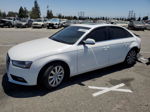 2013 Audi A4 Premium White vin: WAUAFAFLXDA187089