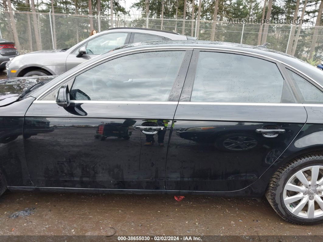 2013 Audi A4 2.0t Premium Black vin: WAUAFAFLXDN015931