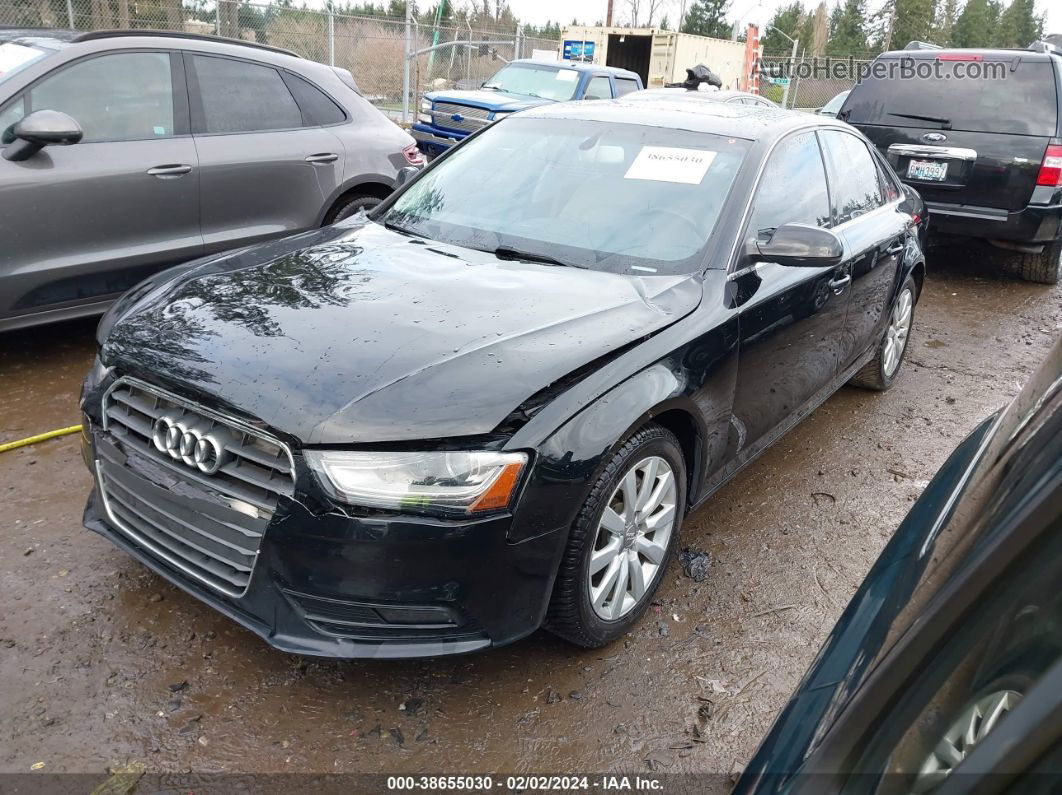 2013 Audi A4 2.0t Premium Black vin: WAUAFAFLXDN015931