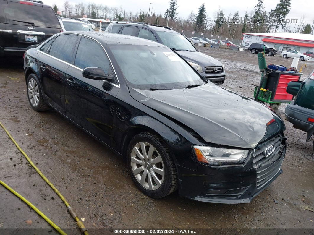 2013 Audi A4 2.0t Premium Black vin: WAUAFAFLXDN015931