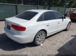 2013 Audi A4 2.0t Premium White vin: WAUAFAFLXDN037914