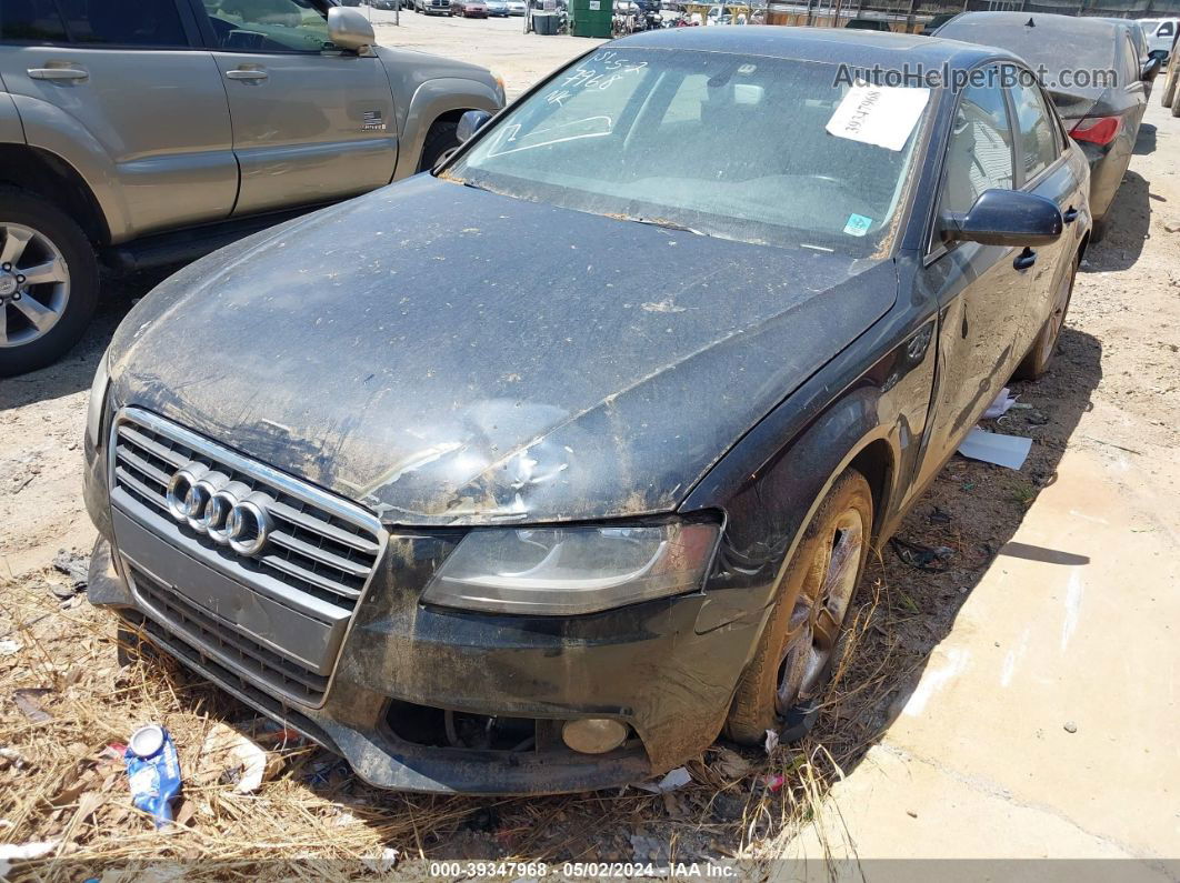 2013 Audi A4 2.0t Premium Black vin: WAUAFAFLXDN040991