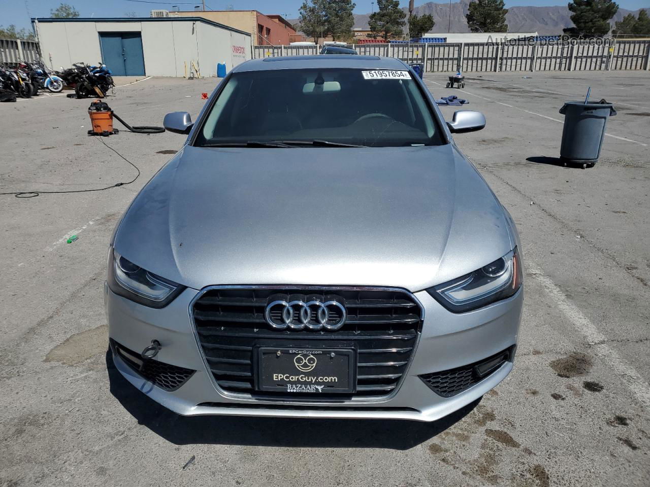 2016 Audi A4 Premium S-line Silver vin: WAUAFAFLXGA010210