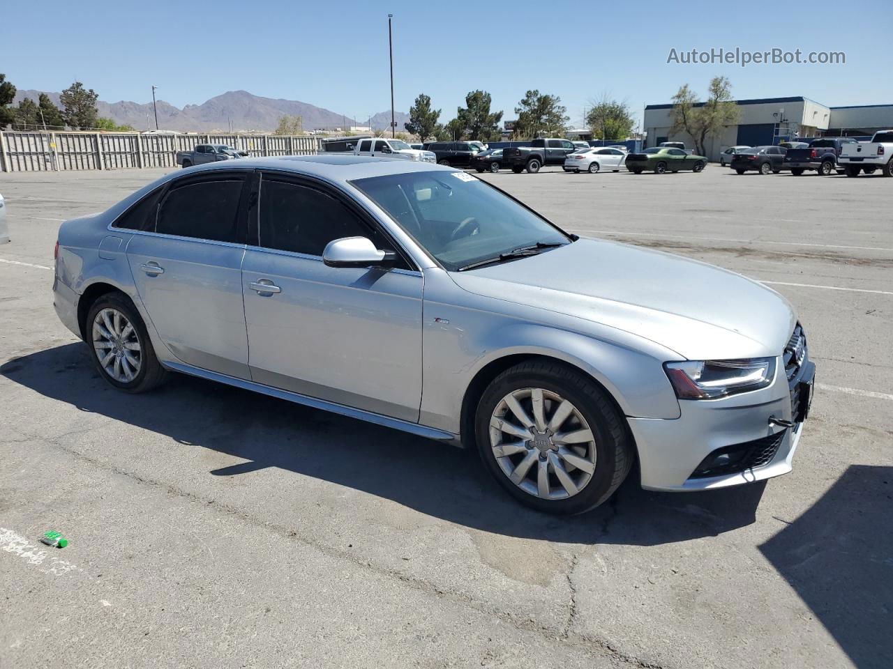 2016 Audi A4 Premium S-line Silver vin: WAUAFAFLXGA010210