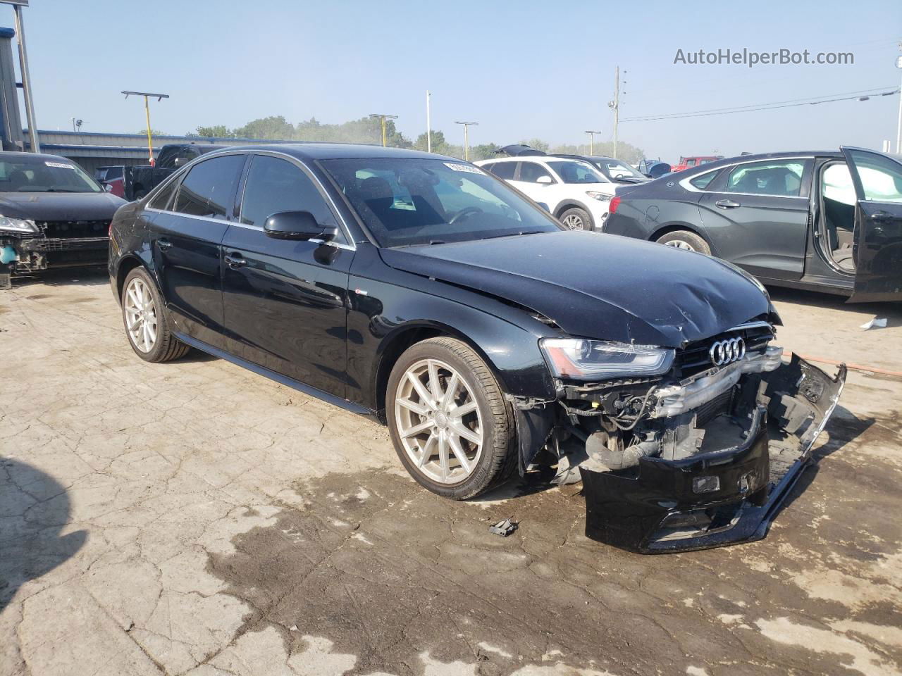 2016 Audi A4 Premium S-line Black vin: WAUAFAFLXGN005873