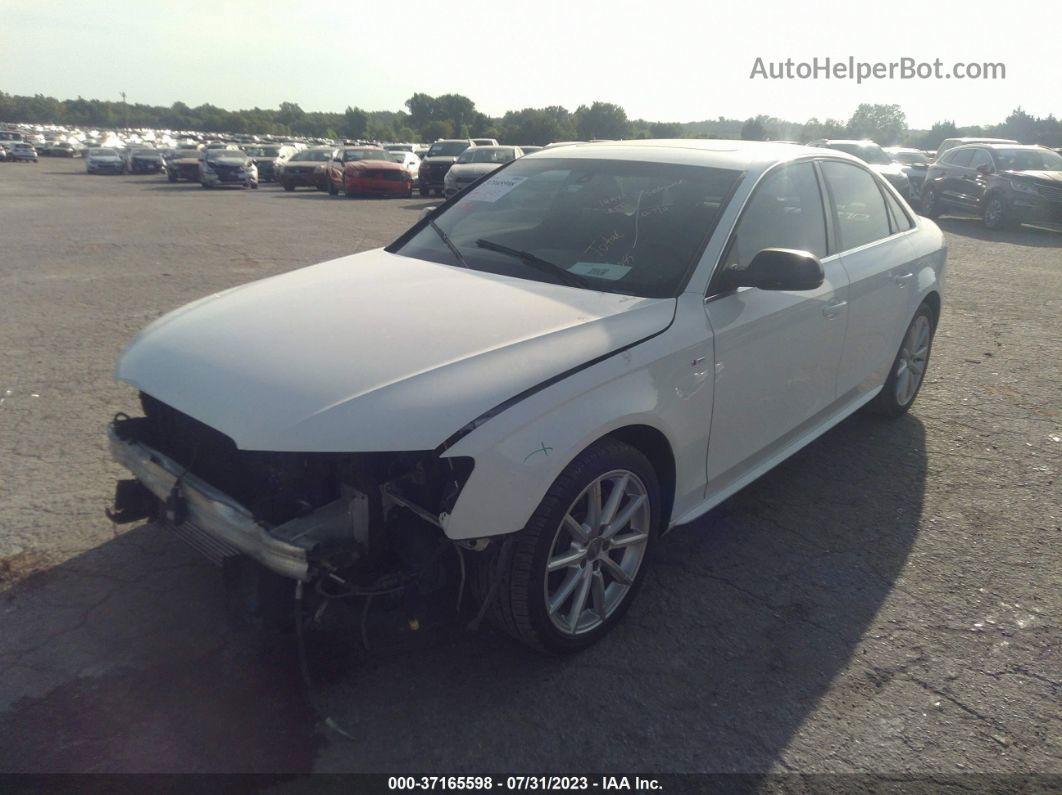 2016 Audi A4 Premium White vin: WAUAFAFLXGN011253