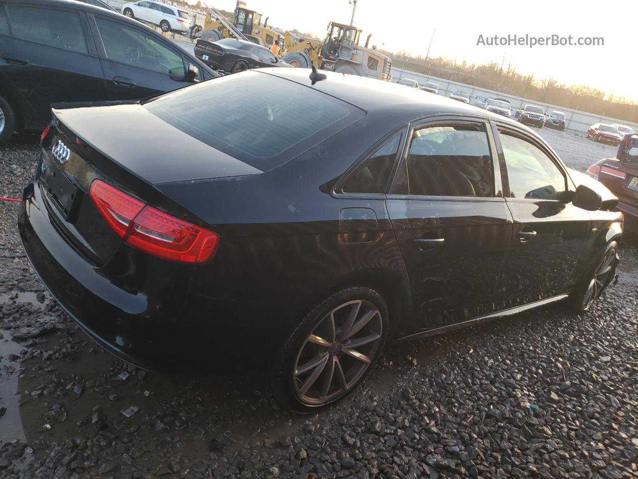 2016 Audi A4 Premium S-line Черный vin: WAUAFAFLXGN016730