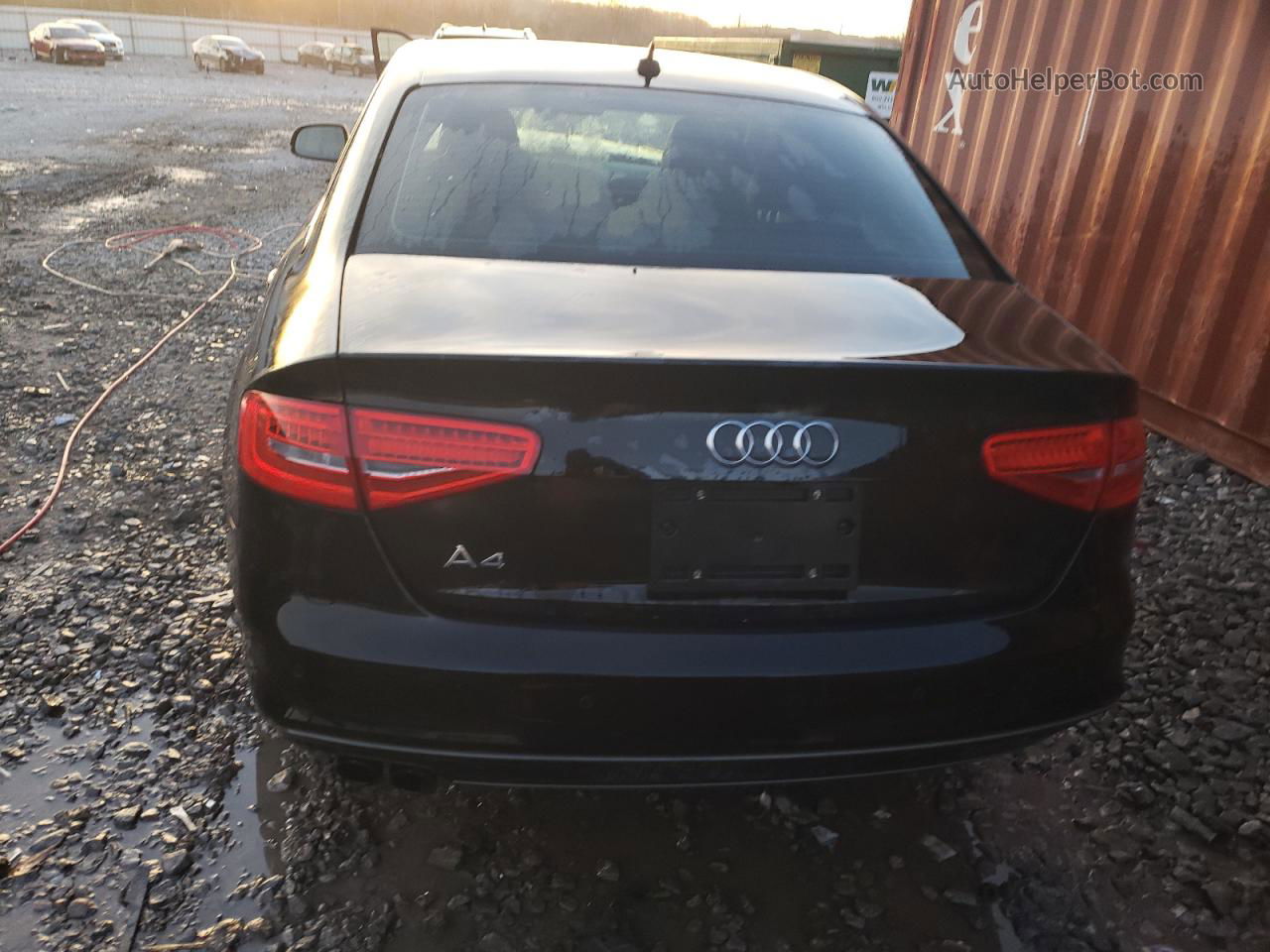 2016 Audi A4 Premium S-line Black vin: WAUAFAFLXGN016730